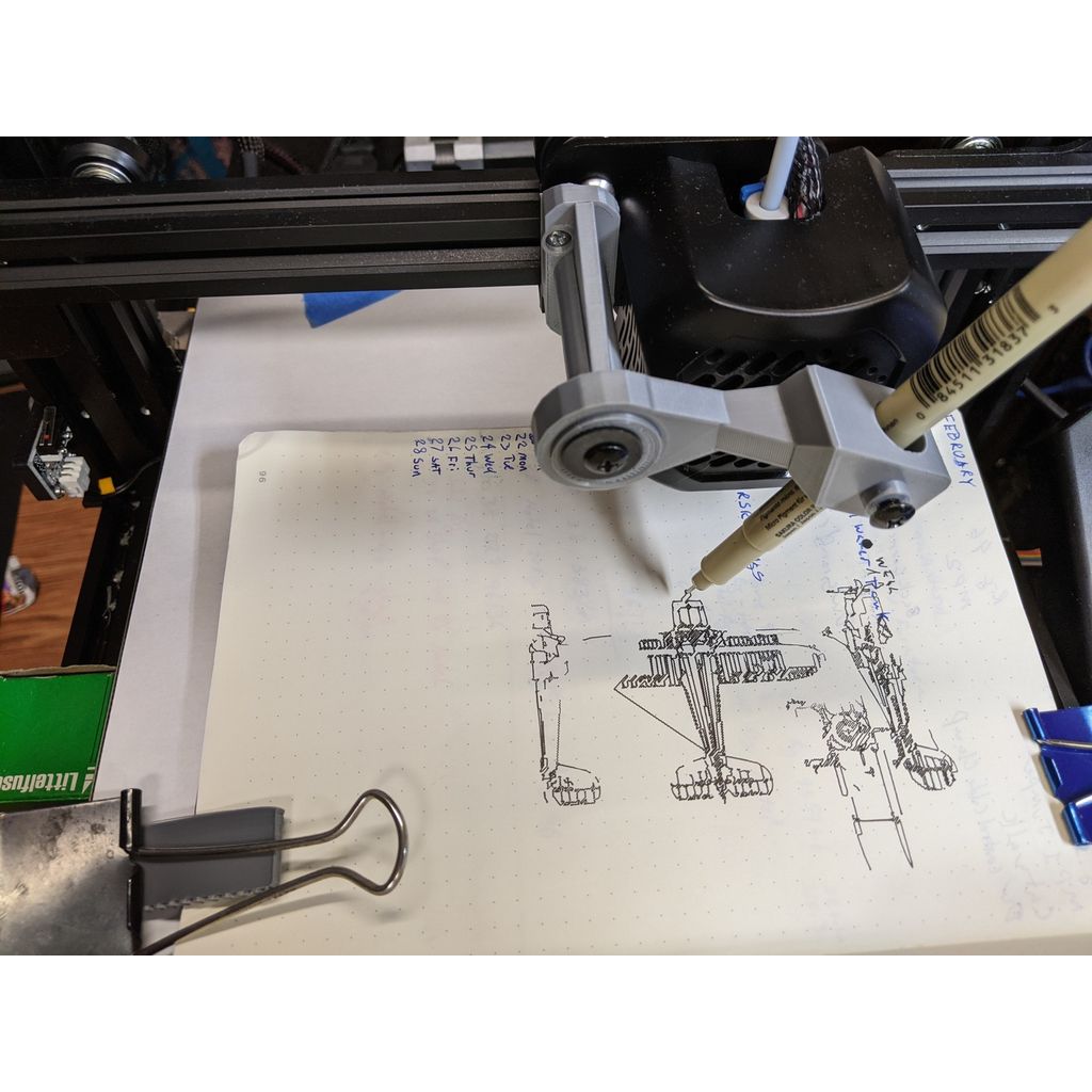 Ender 3 V2 Pen Holder