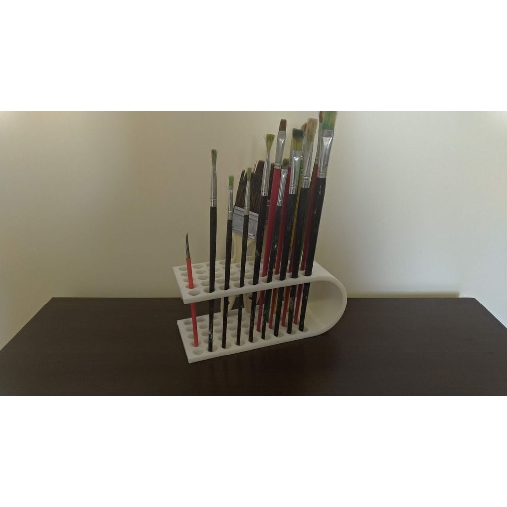 Porta-pincel curvo para caneta lápis