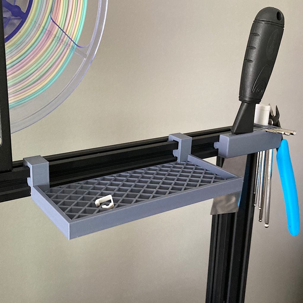 Suporte/prateleira para perfil 20x20 - Ender 3 v2