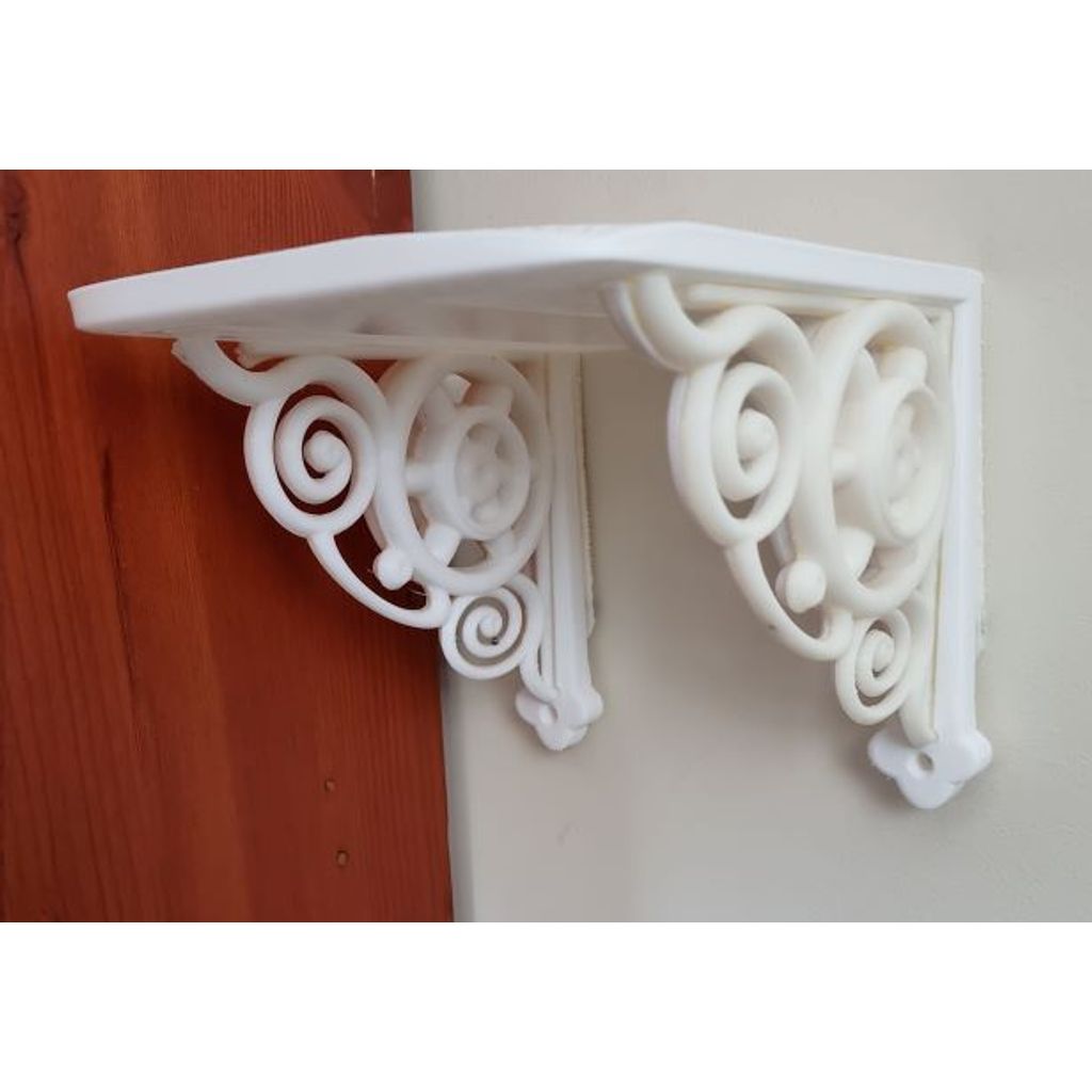 Ships wheel shelf