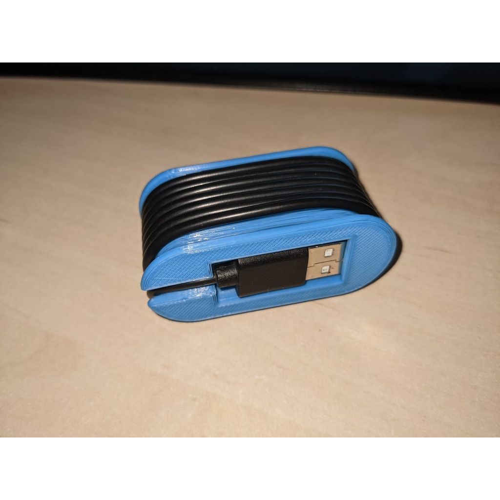 Carretel de cabo USB de 1m