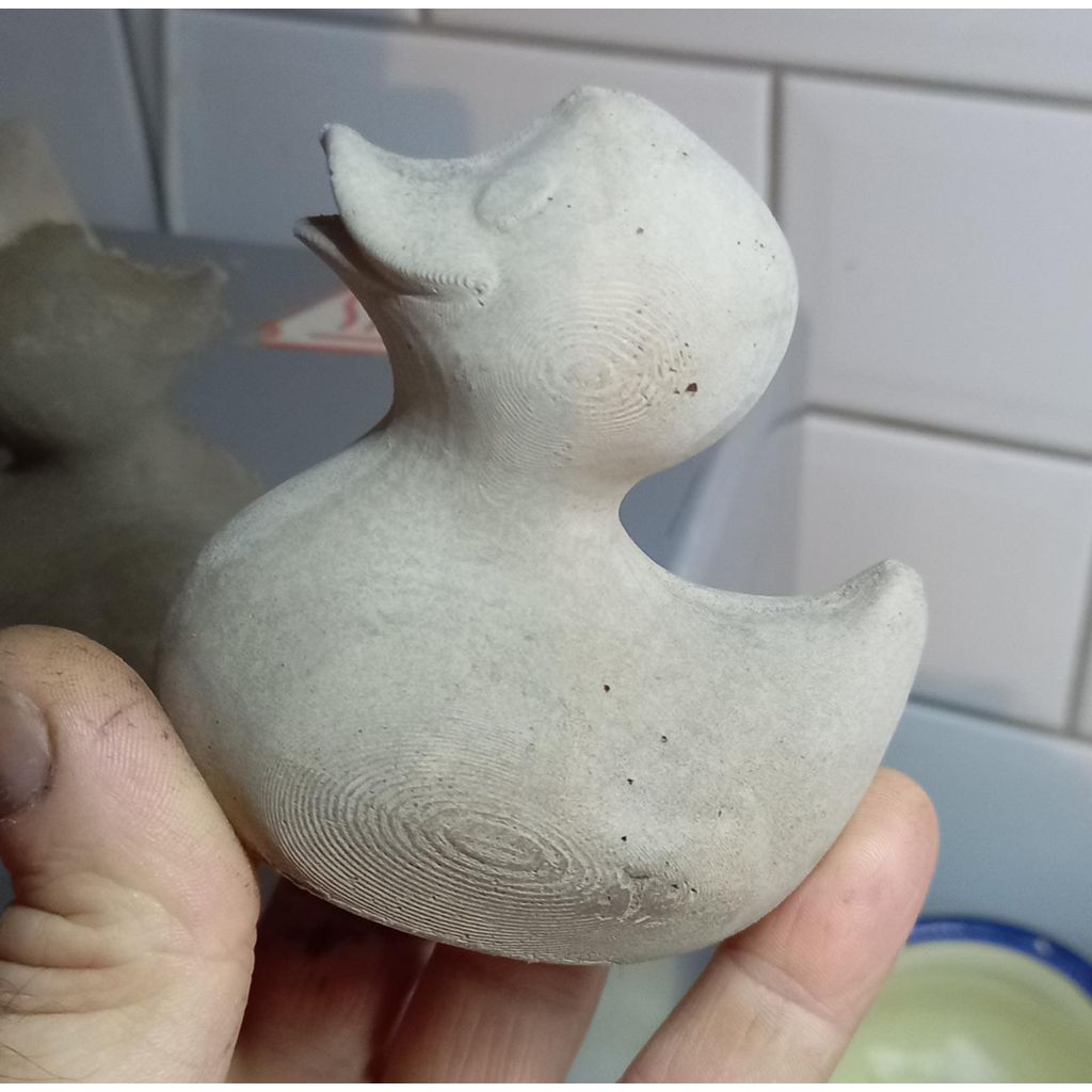 Molde de pato Concreto, sabão, silicone de chocolate ou forma de vácuo