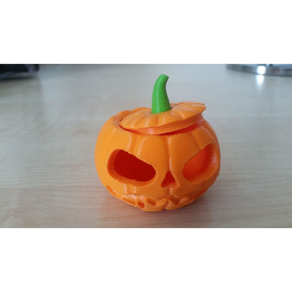 Makies Jack-O-Lantern com pedúnculo separado e tampa de encaixe