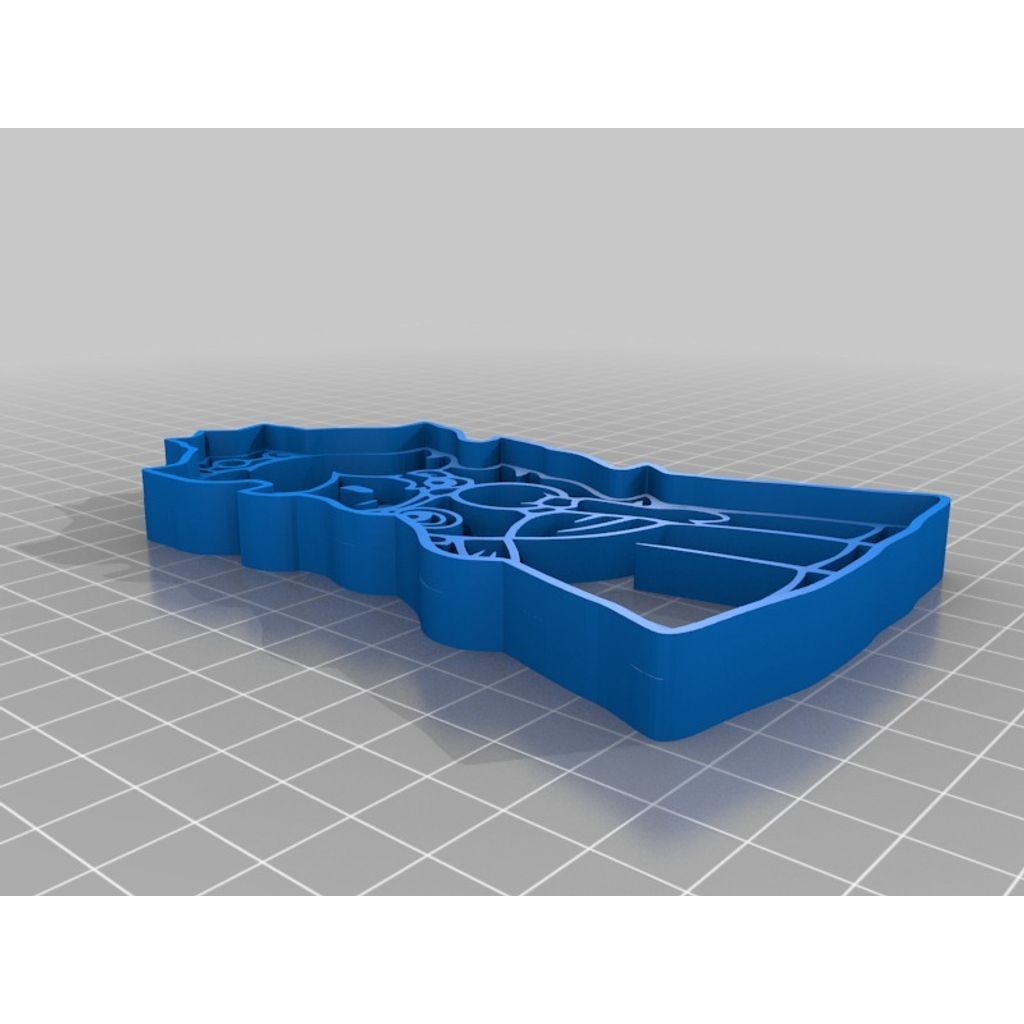 Cortador de biscoitos princesa em PLA (peça 3D)