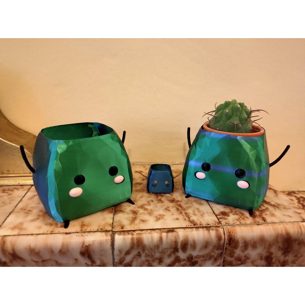 Vaso Junimo impresso em 3D (peça PLA)