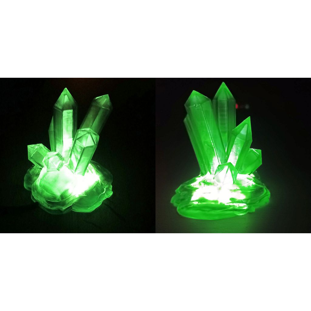 Luz Led (Crystal on Rock) - alimentada por USB