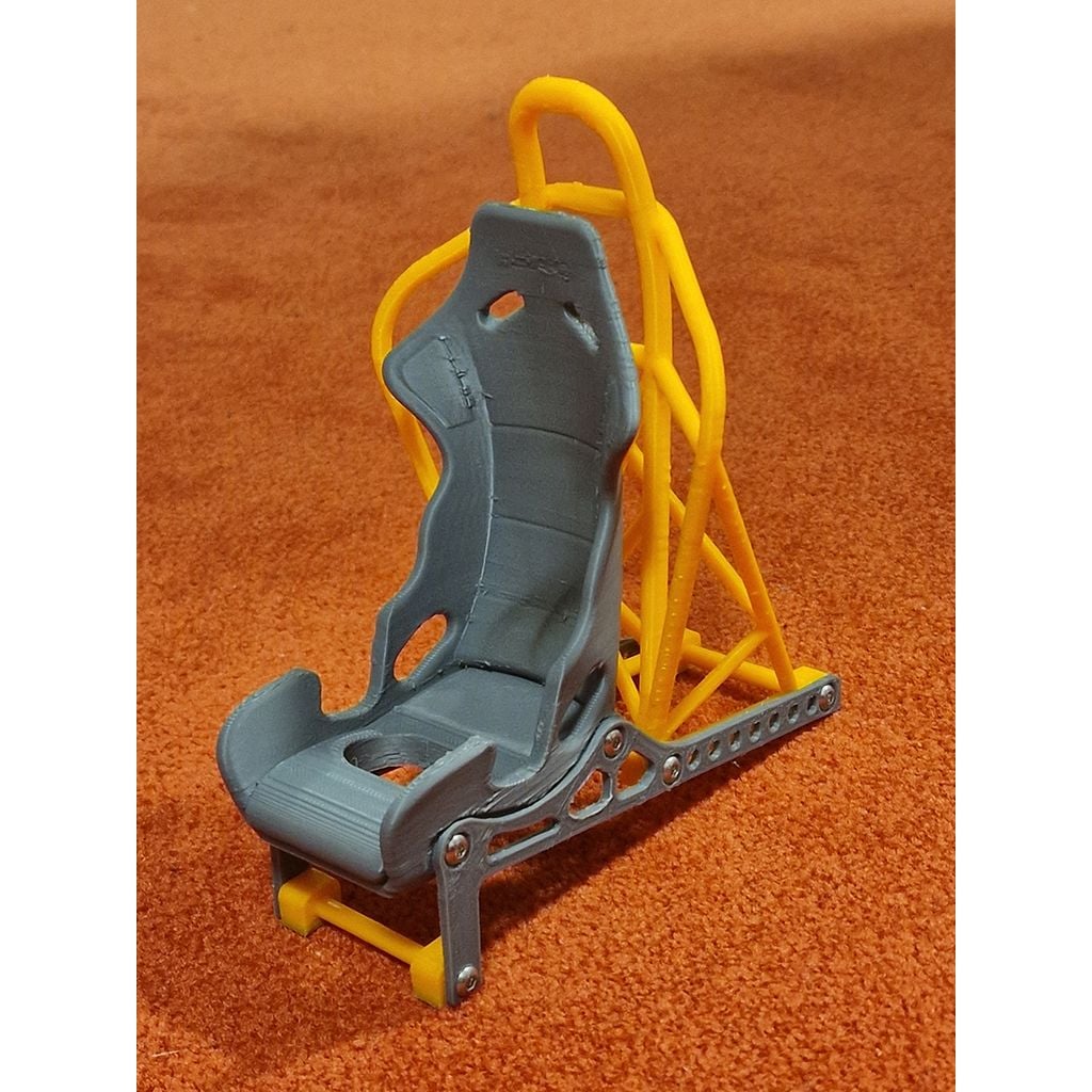 Racing Seat Phone Holder, propped up