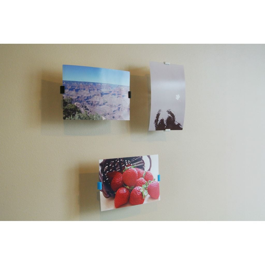 Suporte de parede para fotos 4x6 - peça impressa em PLA