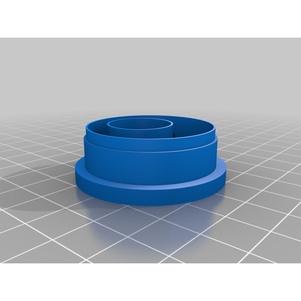 circle shape polymer clay cutter with a smaller circle inside