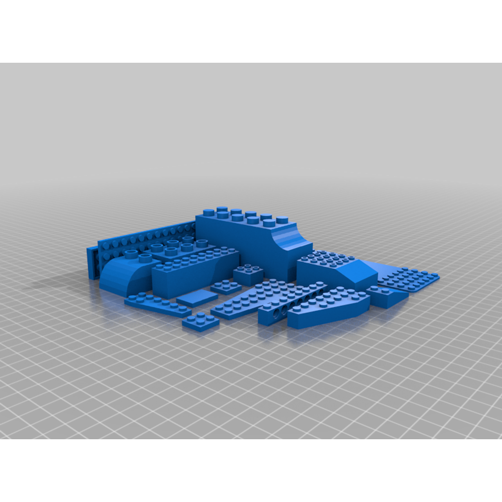 Bloco personalizável compatível com LEGO