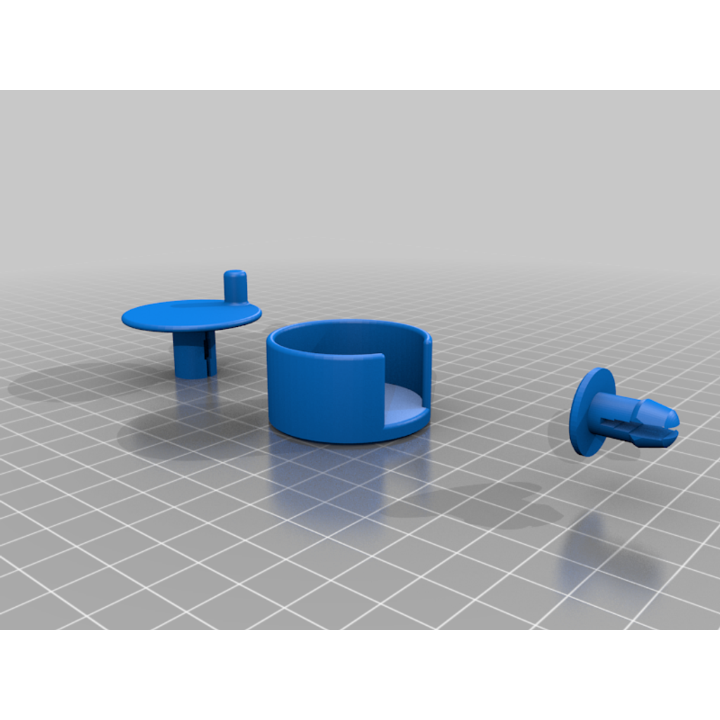 Soft Tape Measure Spool with lid - small and secure remix