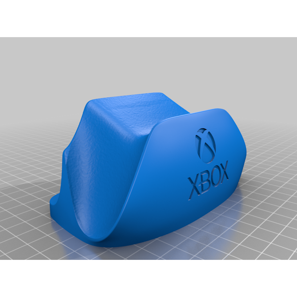 Suporte minimalista para controle de Xbox com logotipo e sem furo para os pés