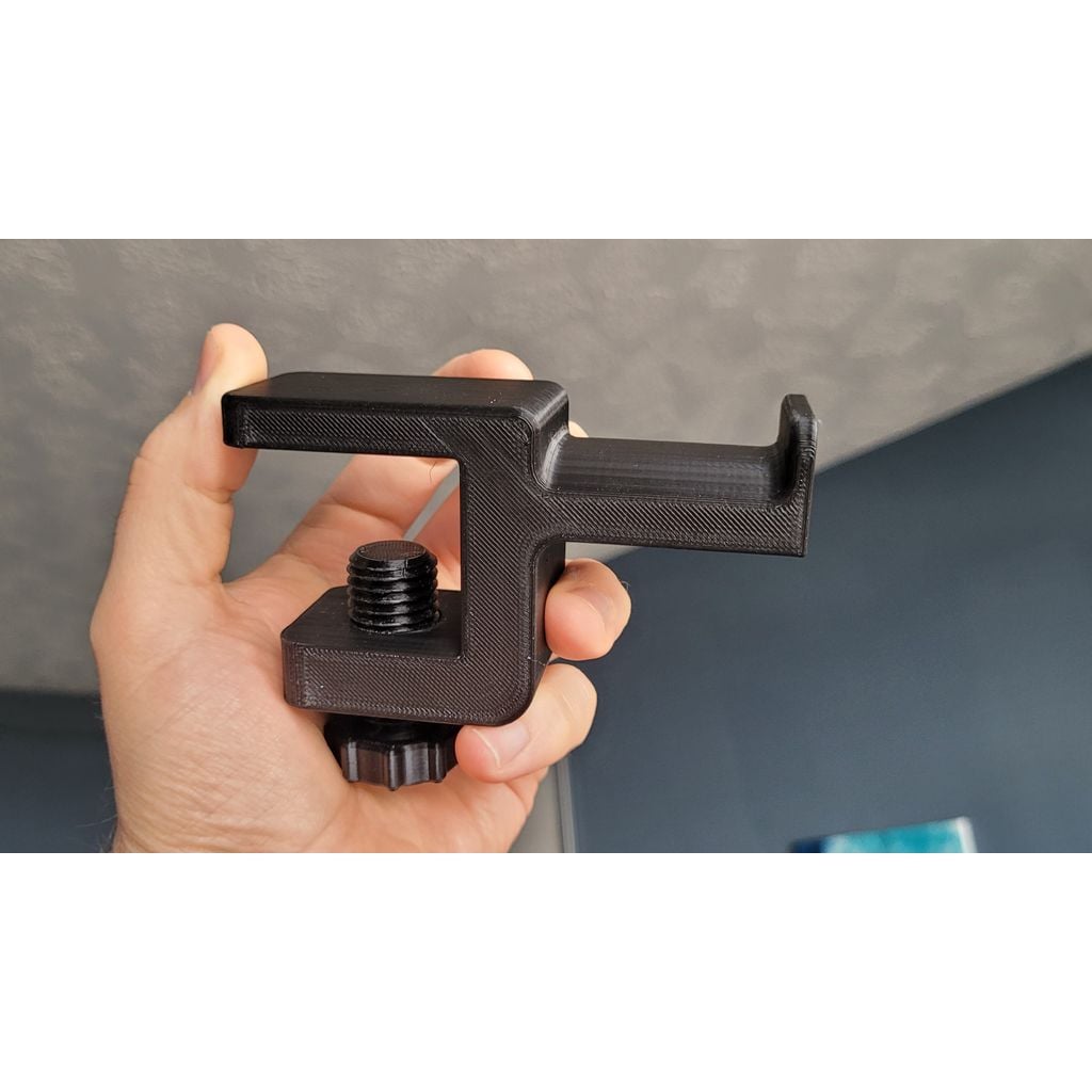 Suporte para fone de ouvido para montagem em mesa