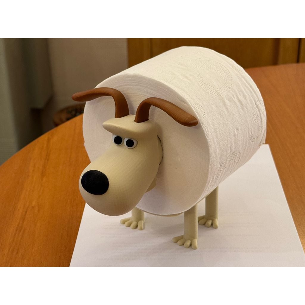 Suporte para rolo de papel higiênico Gromit
