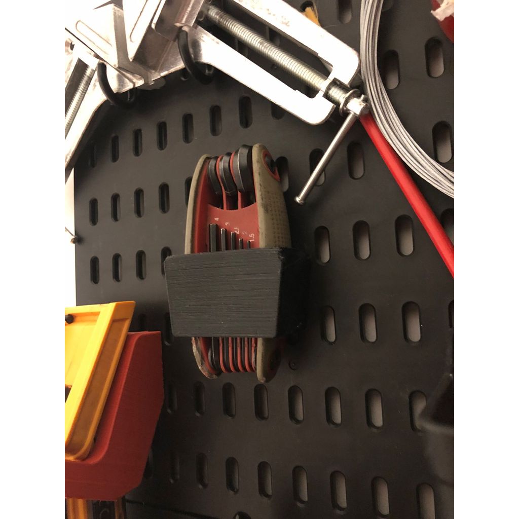 Porta-chaves hexagonal | Suporte para llave allen
