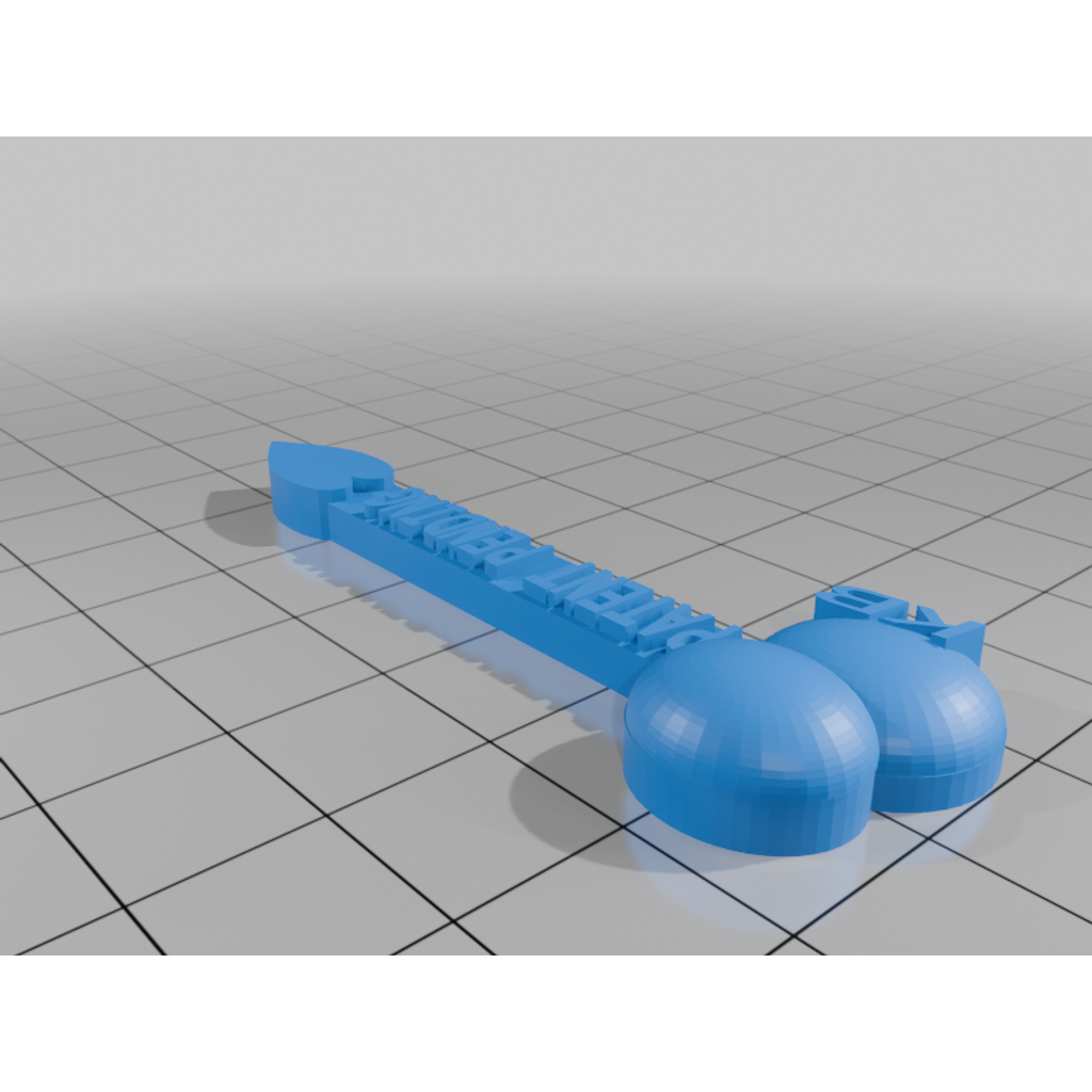Colher decorativa em PLA impressa em 3D
