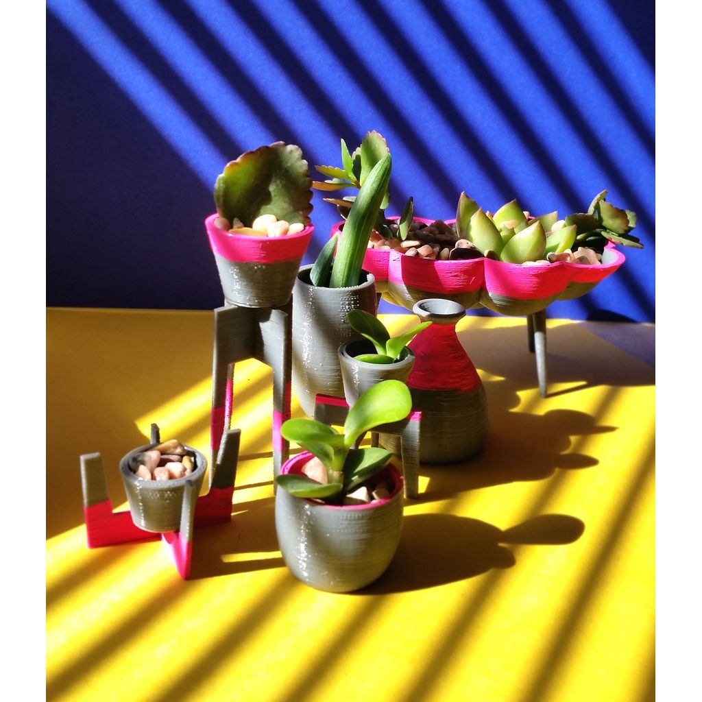 conjunto de mini plantador