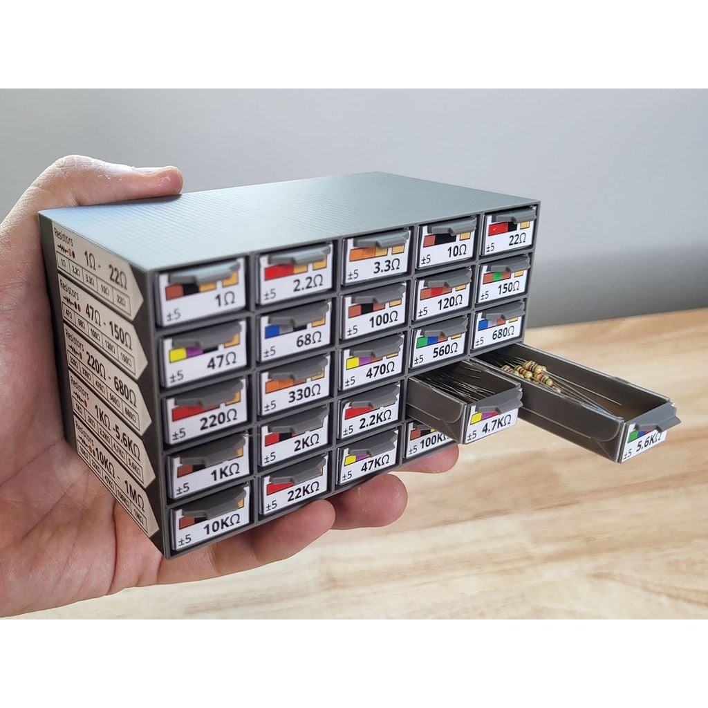 Folding Drawers Mini-Cabinet