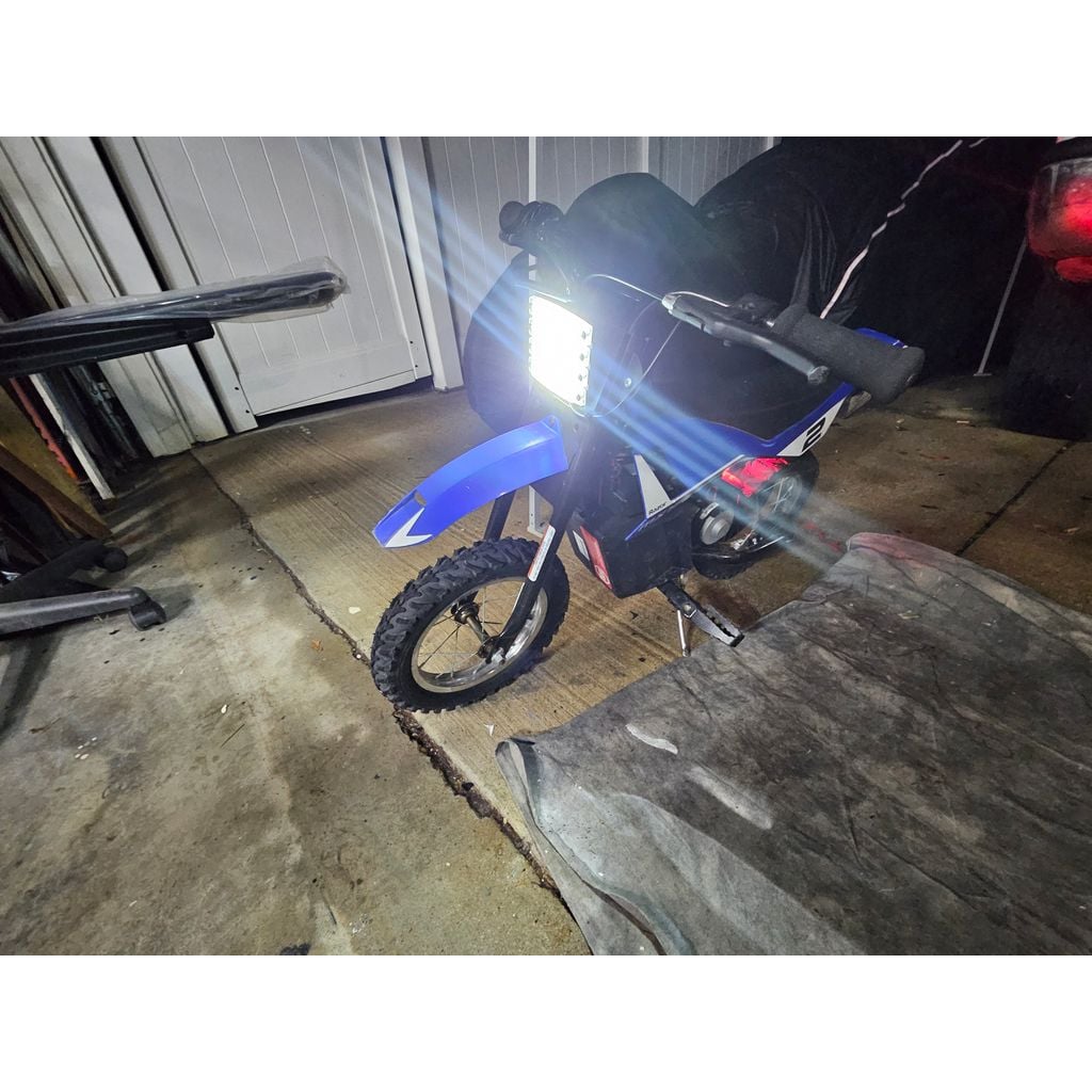 Luzes e sistema de bateria Razor MX125
