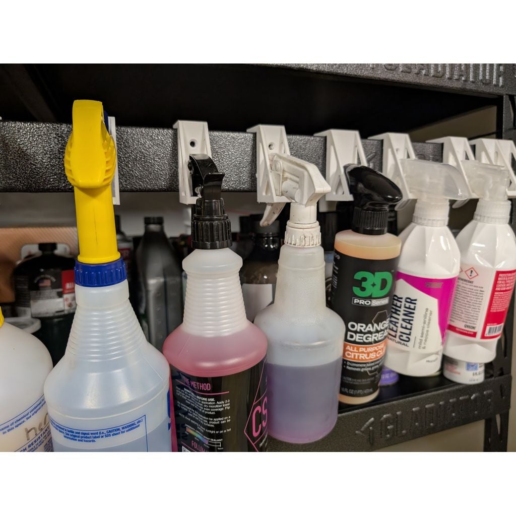 Suporte para frasco de spray para montagem em parede / rack (design adaptado)