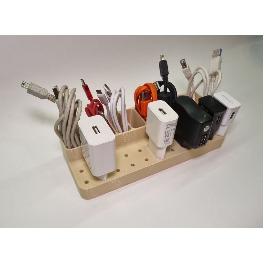 Organiser for USB cables and chargers