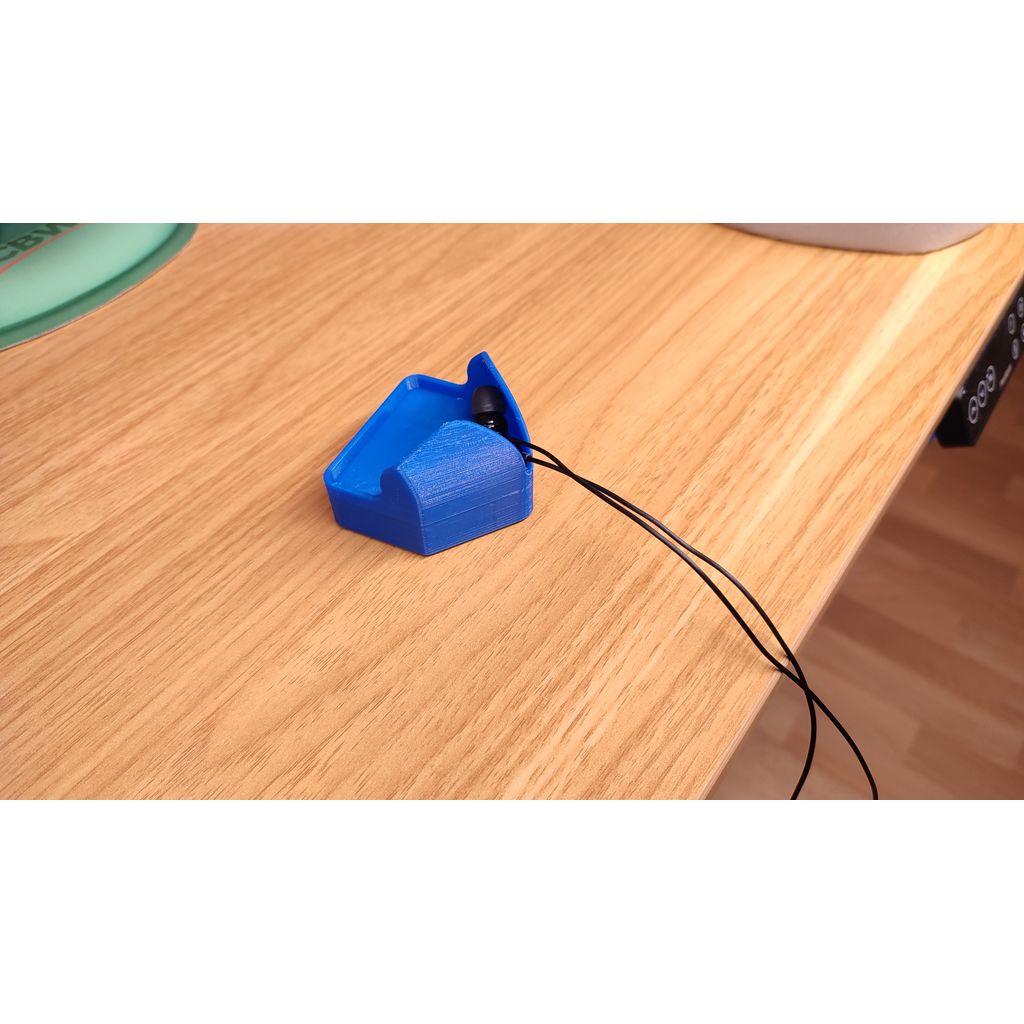 bandeja para fones de ouvido de mesa / suporte para fone de ouvido intra-auricular