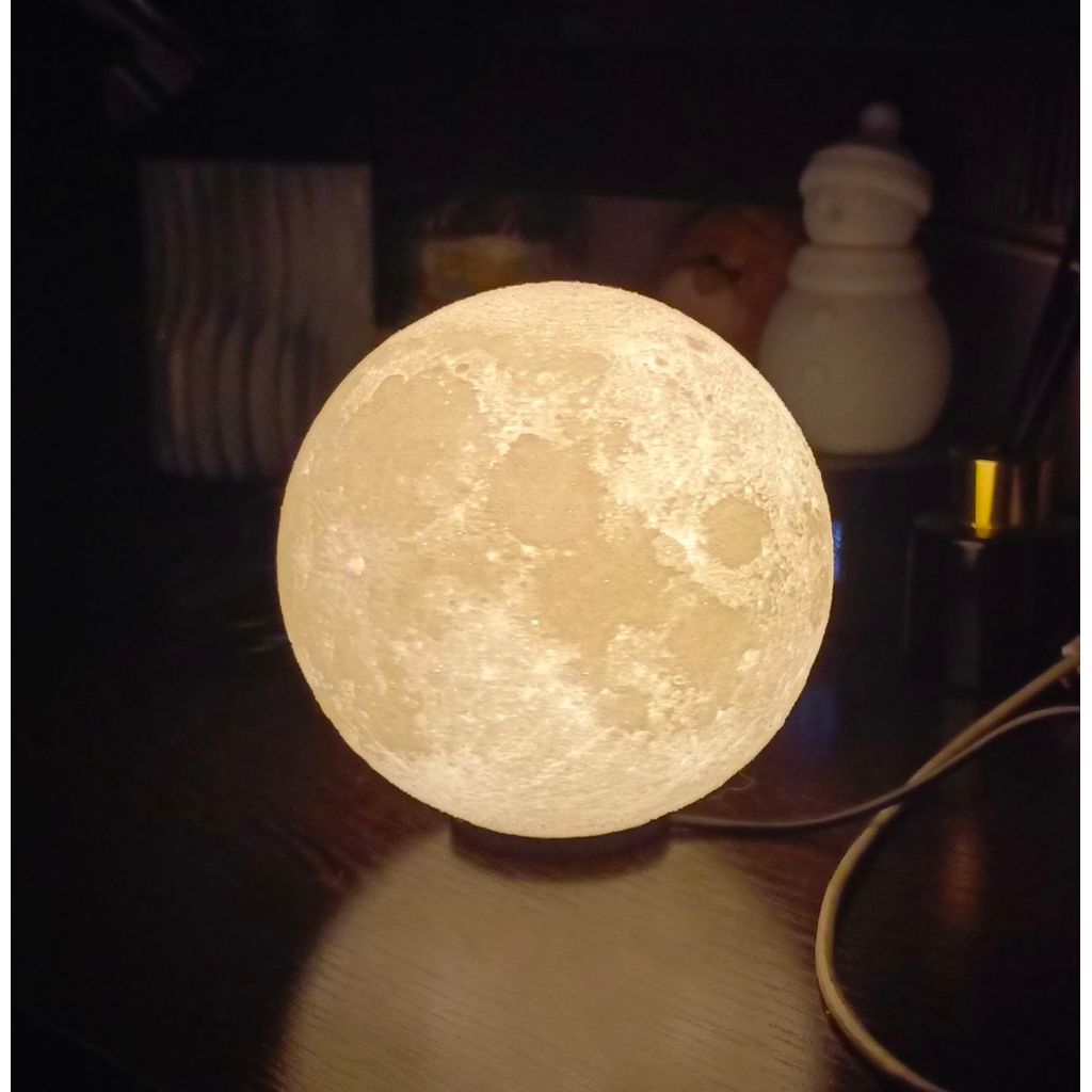Lâmpada lunar fácil de imprimir