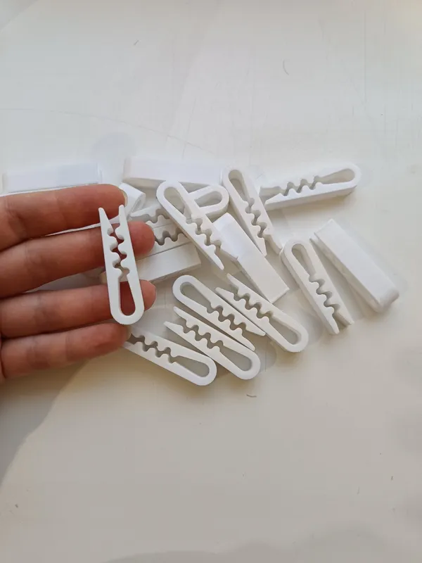 Prendedor plástico para meias impresso em 3D