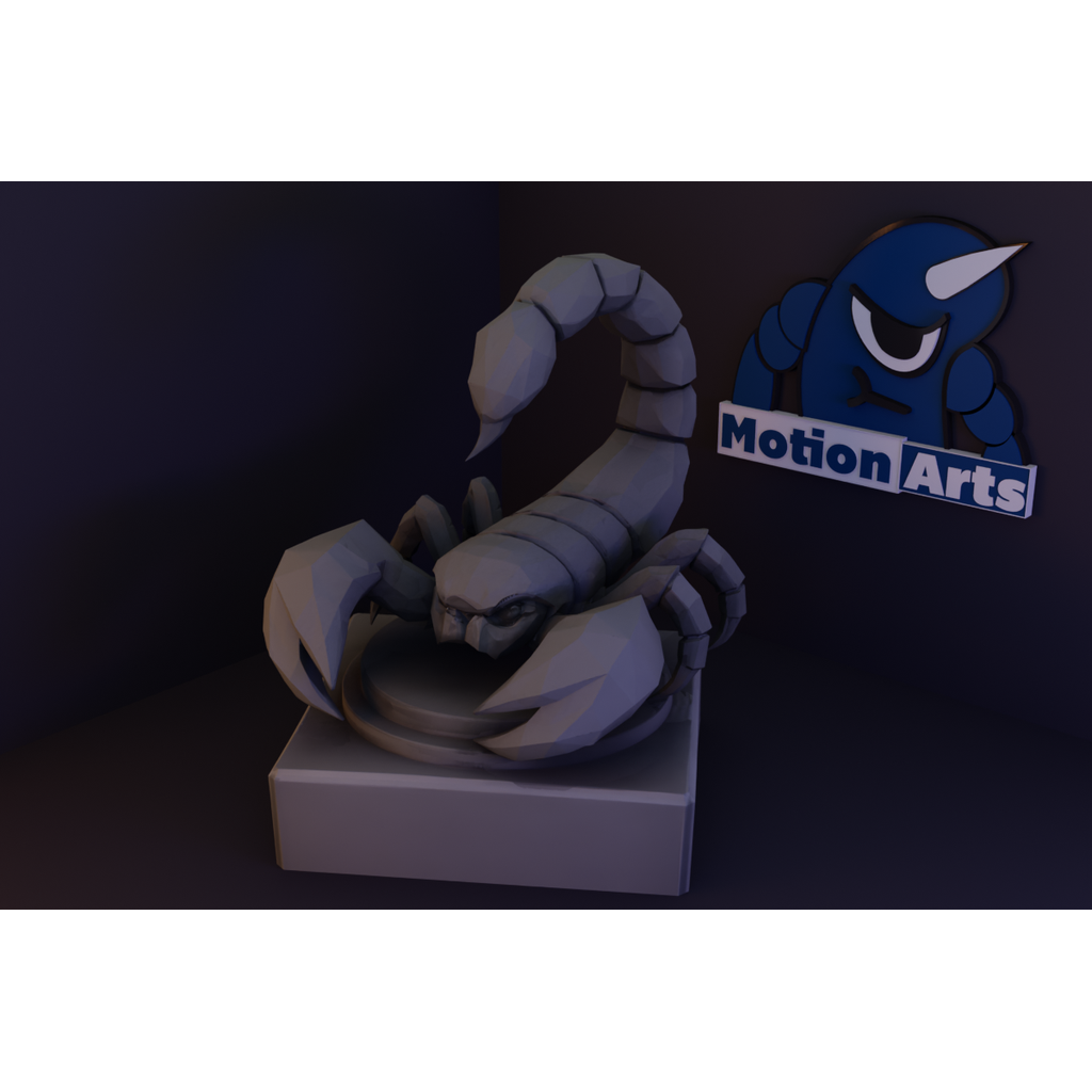 Escorpião Low Poly
