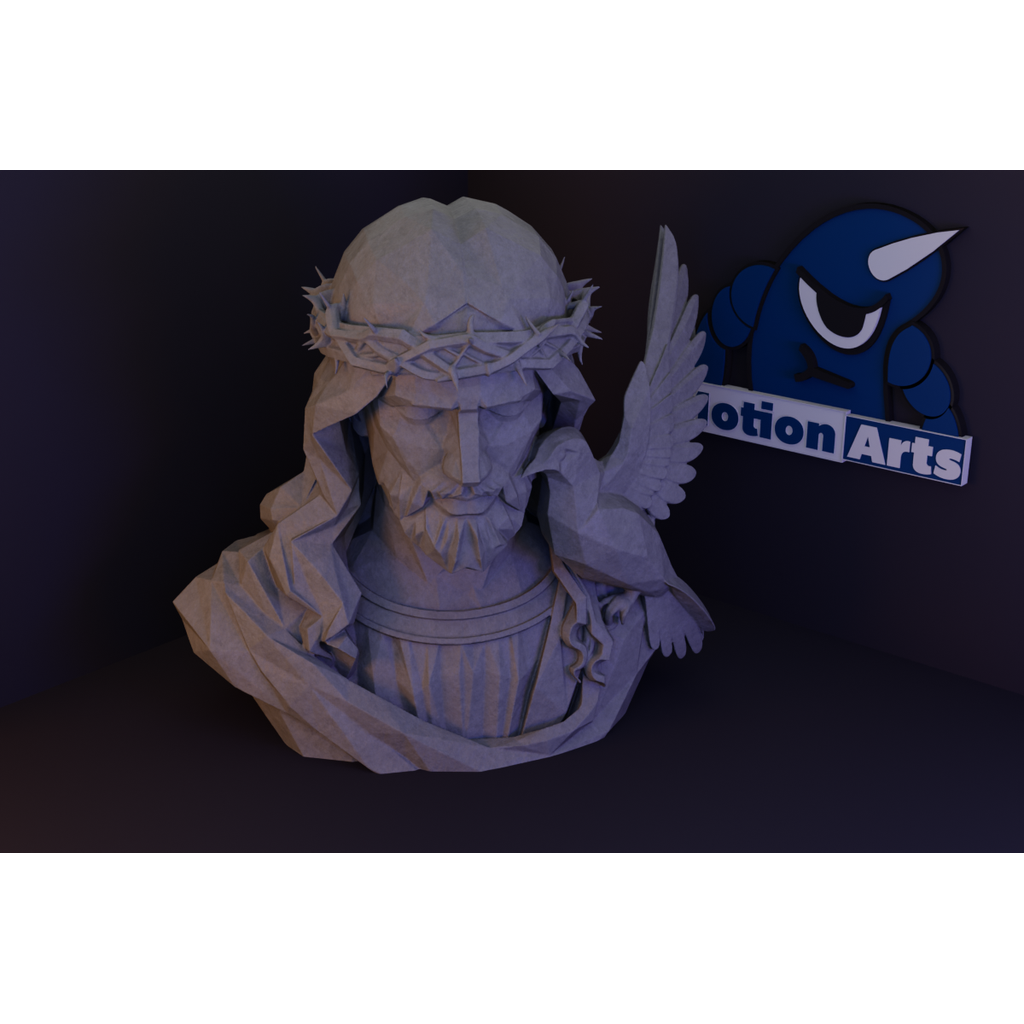 Busto Sagrado Low Poly