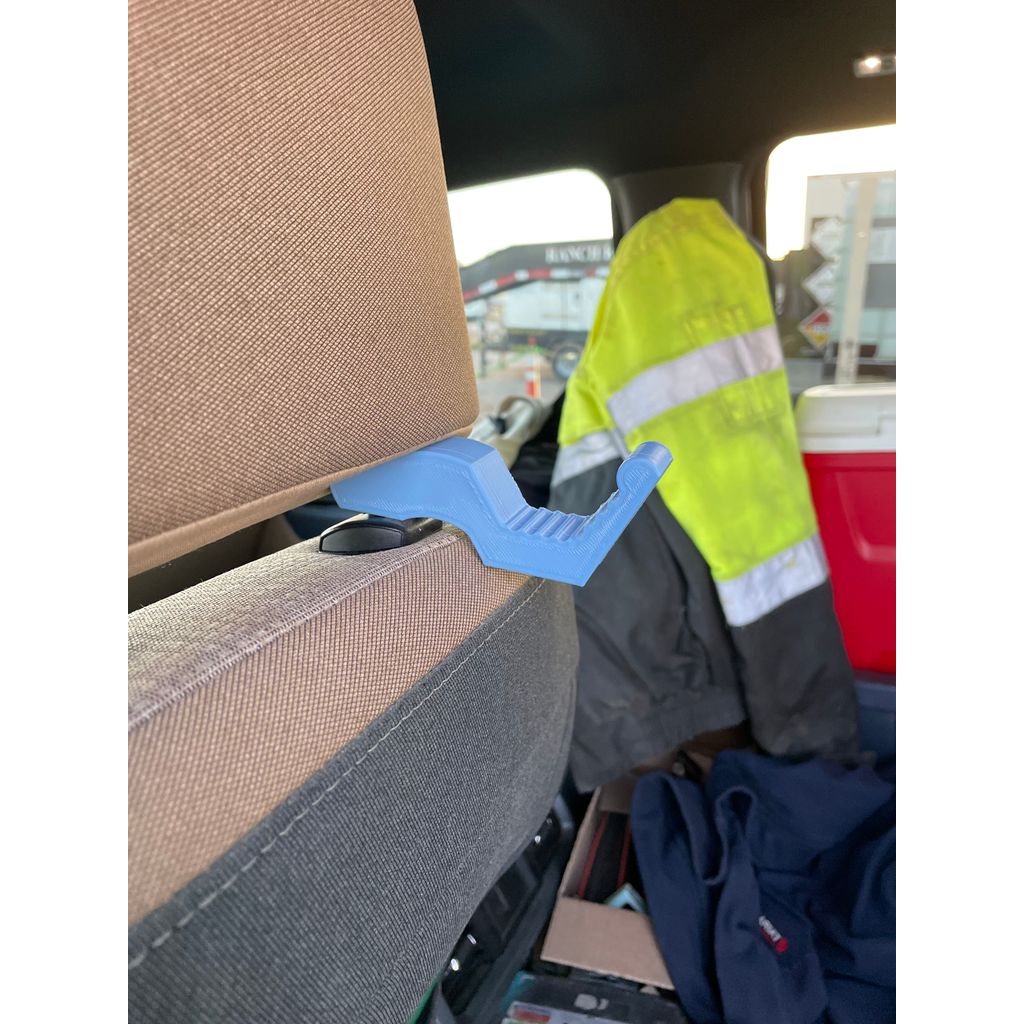 Cabide de capacete para haste de encosto de cabeça de 13 mm (cabe na maioria dos caminhões)