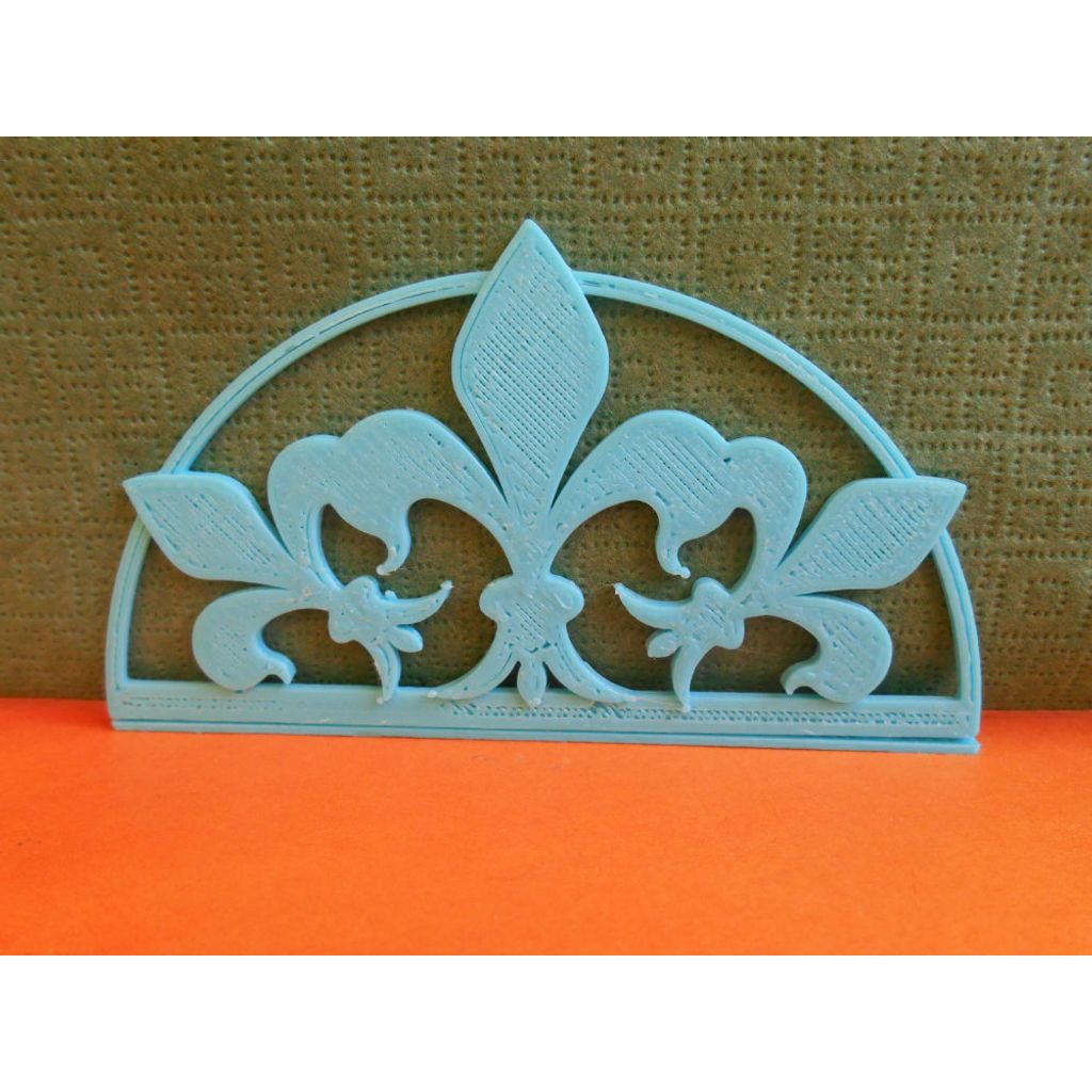 Porta guardanapos "Flor de Lis"