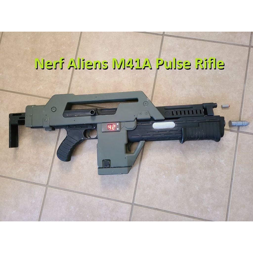 Modificações do rifle de pulso Nerf M41A