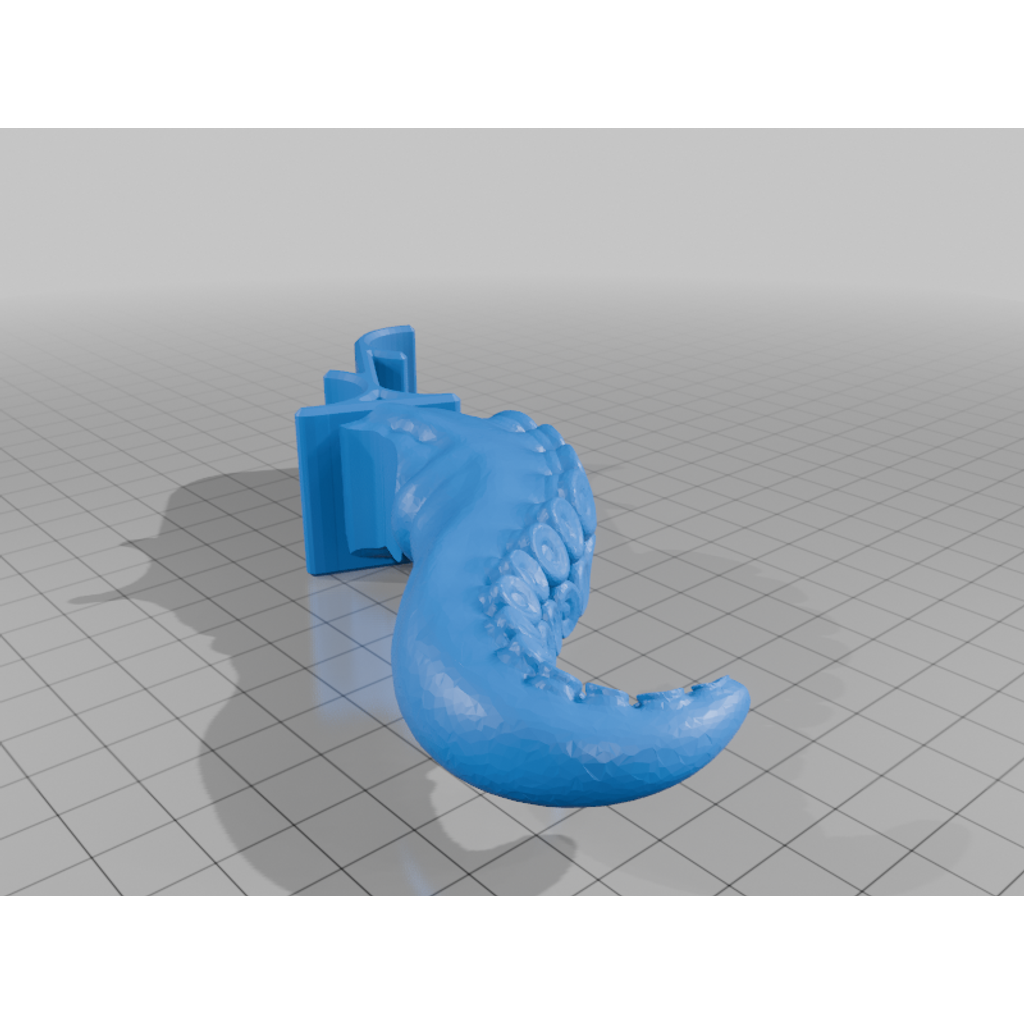 Gancho de toalha tentáculo para radiador (peça 3D)