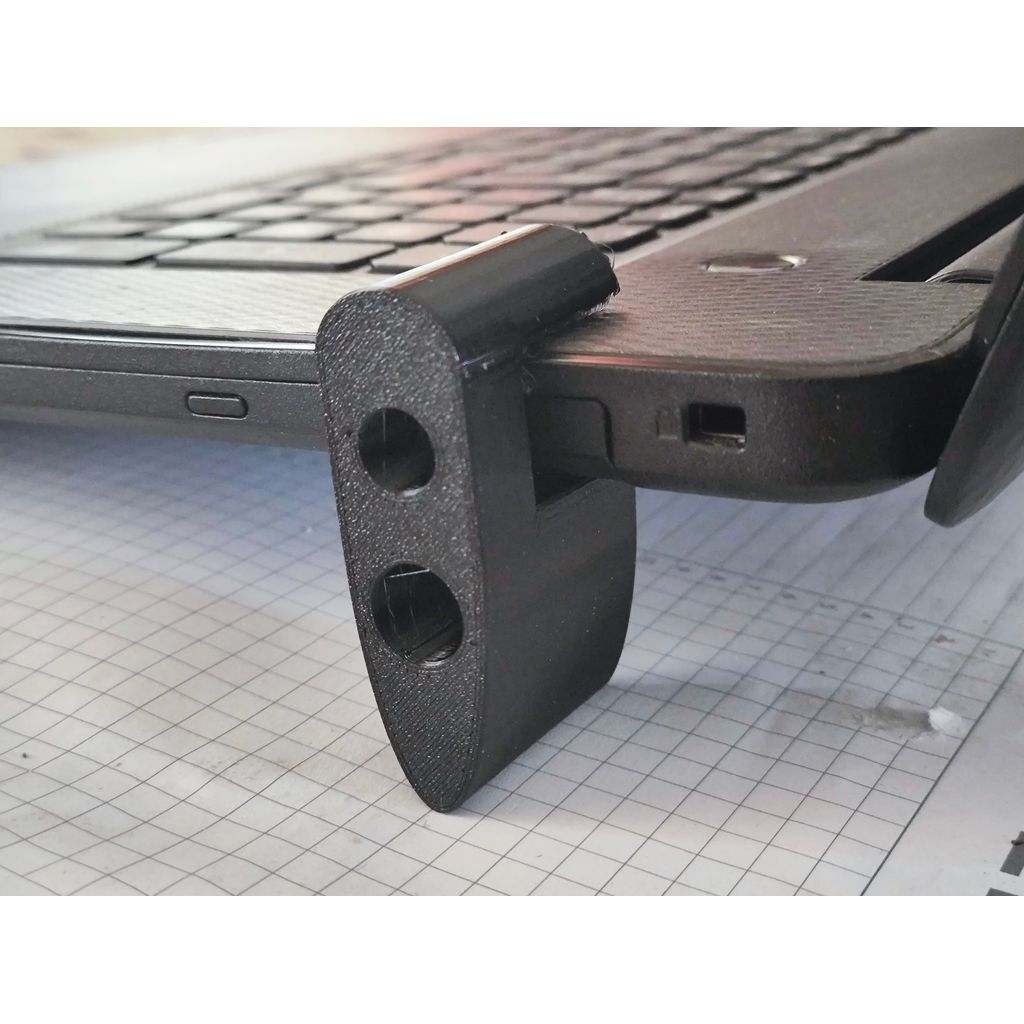 Elevador para notebook impresso em 3D - suporte de borda