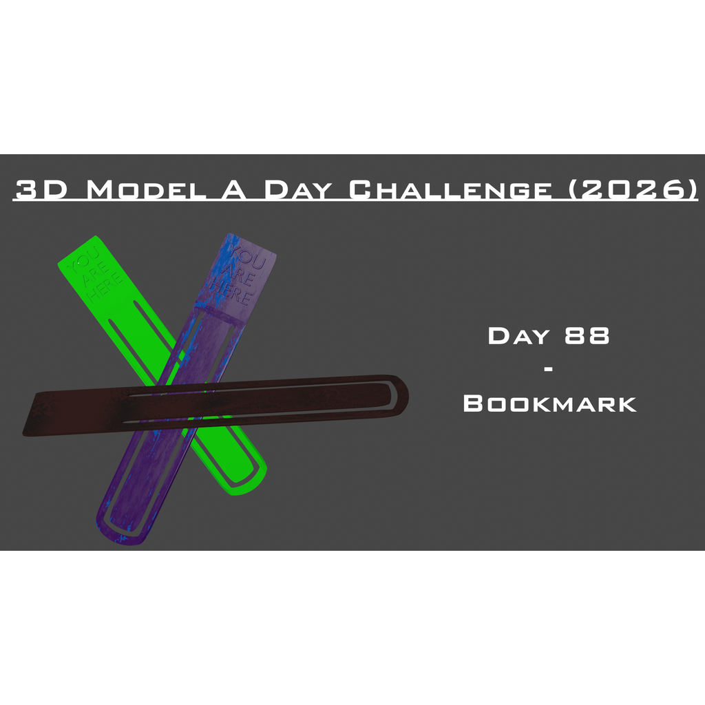 Model A Day Challenge - Day 88 - Bookmark