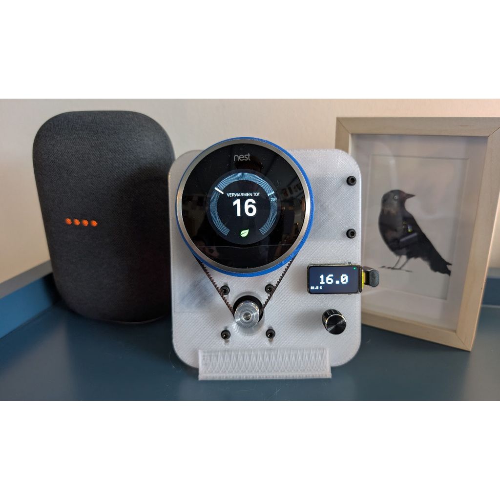NastyThermostat – peças impressas em 3D para controlador de passo Nest Gen2