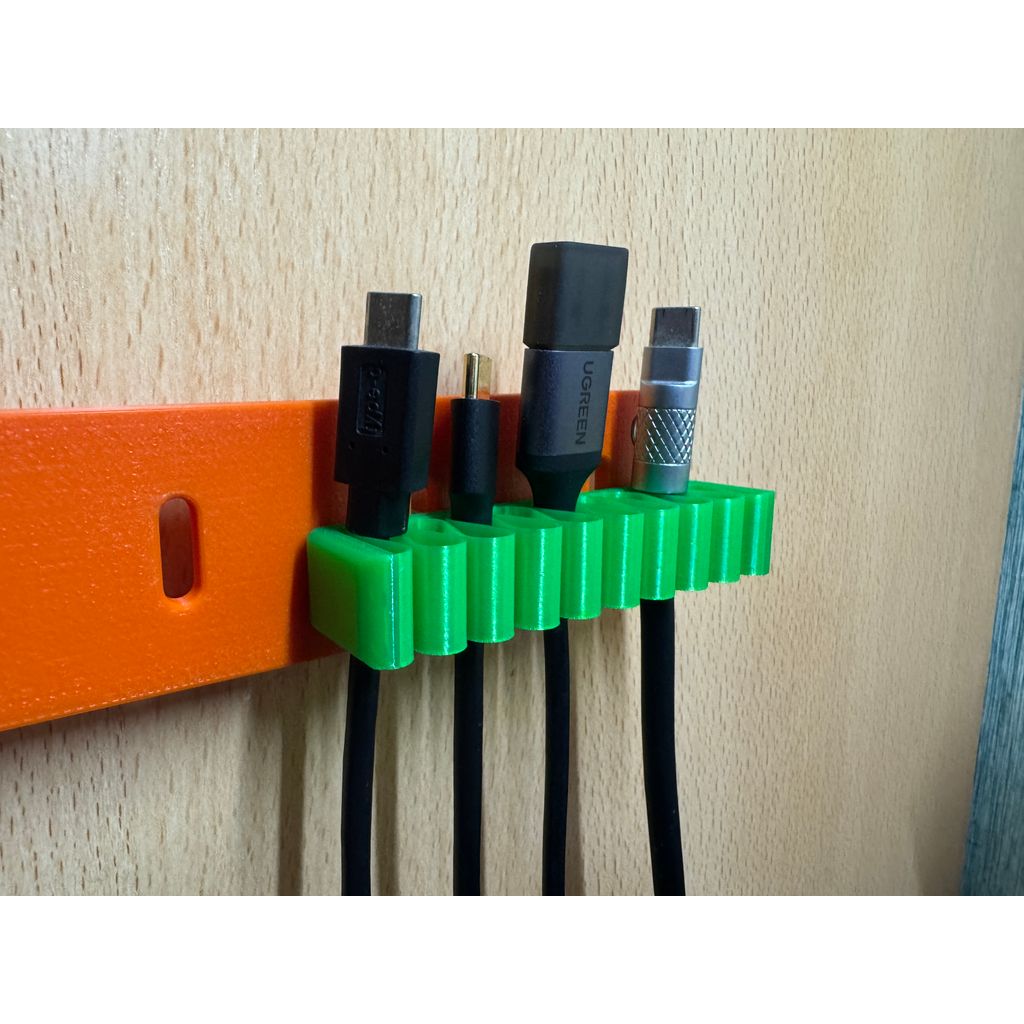 Suporte de cabo paramétrico Skadis (Solidworks)