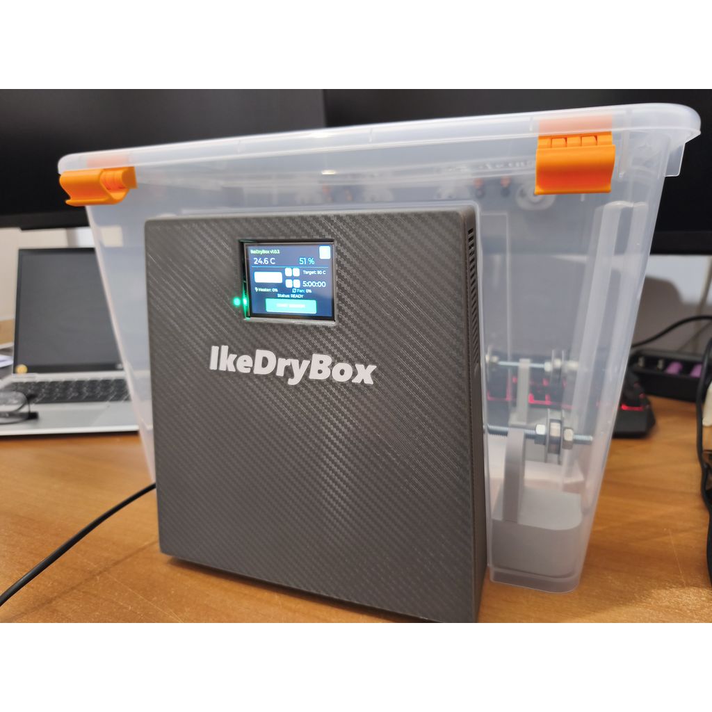 IkeDryBox Smart - Drybox de filamento ativo (Ikea Samla 22L)