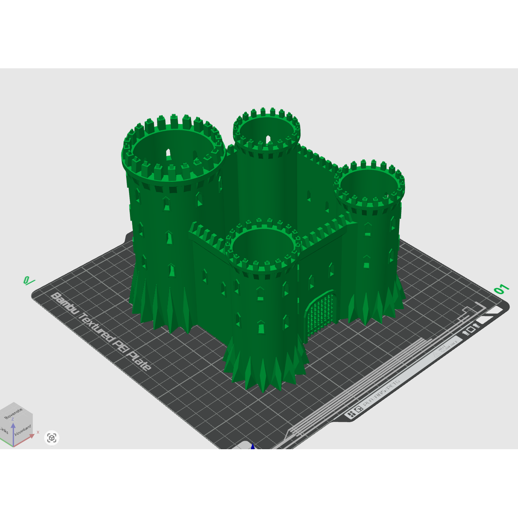Porta-canetas Saracen Castle inspirado em AoE2