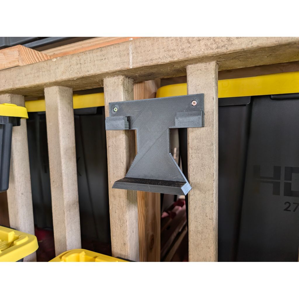Suporte de parede para caixa HDX 6,5 quart (peça PLA)