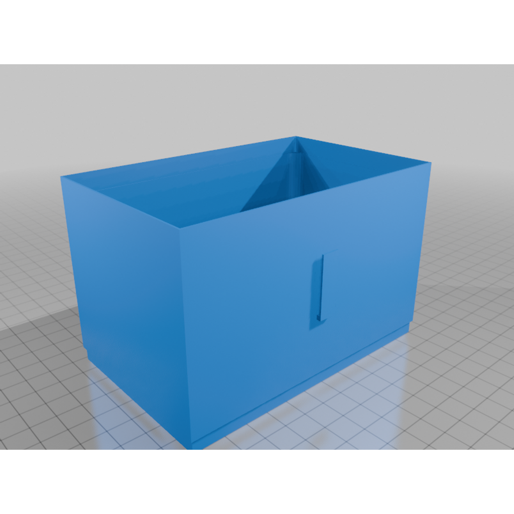 caixa empilhável genérica com etiqueta opcional (openscad)
