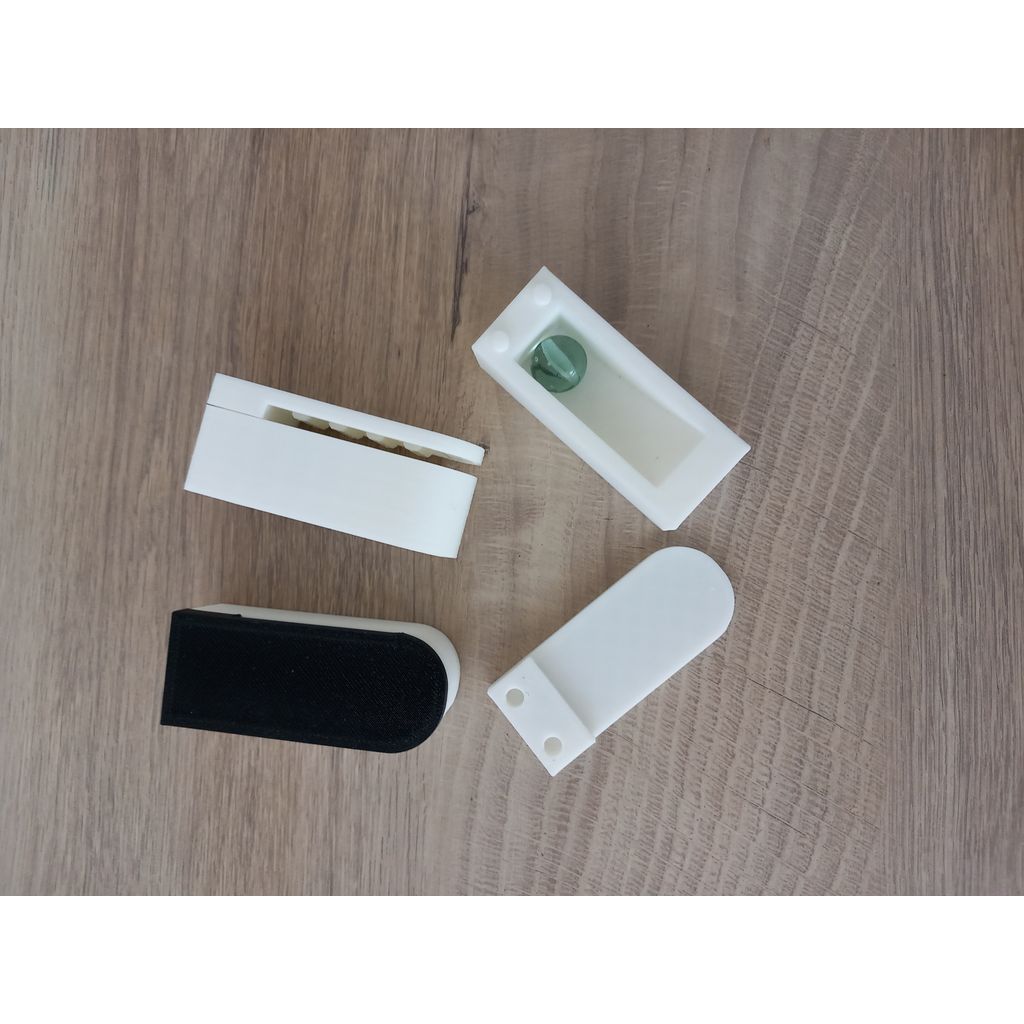 Clipe magnético para pano ou papel - peça impressa em PLA