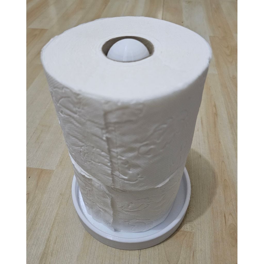 Base/porta rolos vertical em PLA para banheiro