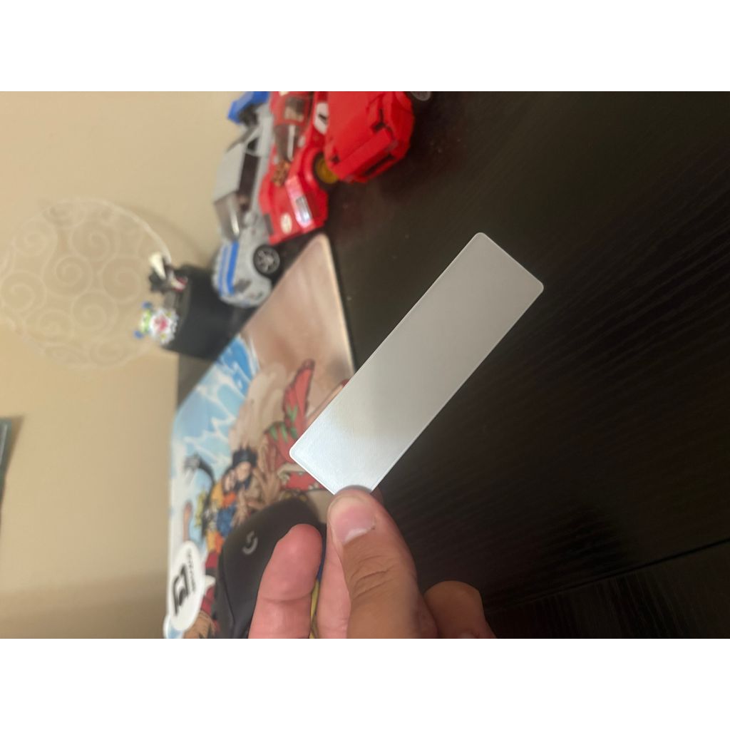 Placa marcador reto em PLA - peça impressa 3D