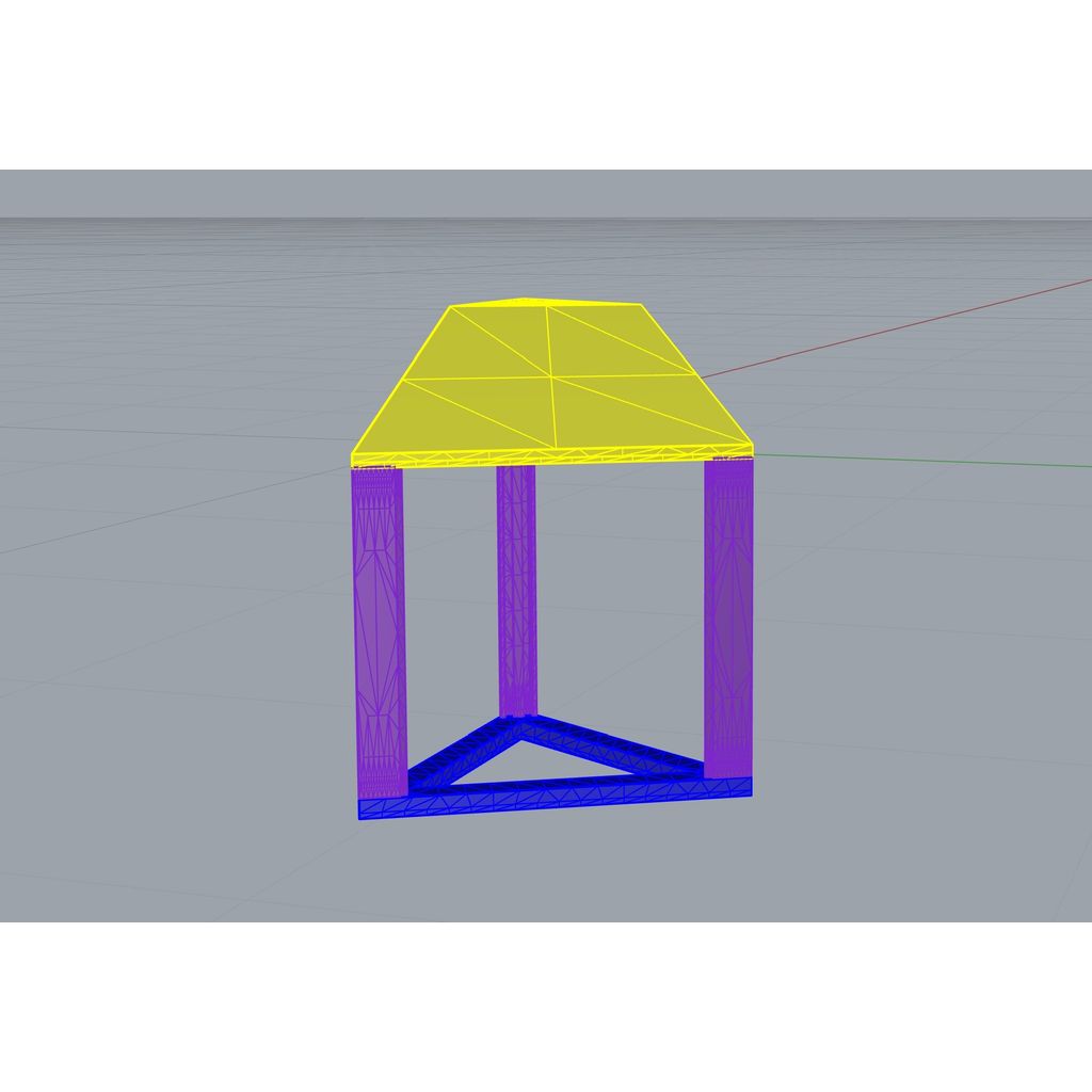 Cúpula/litofania hexagonal impressão 3D (peça PLA)