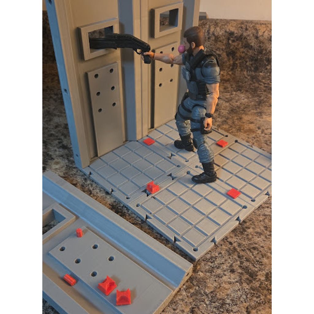 G.I. Joe Headquarters Command Center em uma enorme escala de 6 polegadas