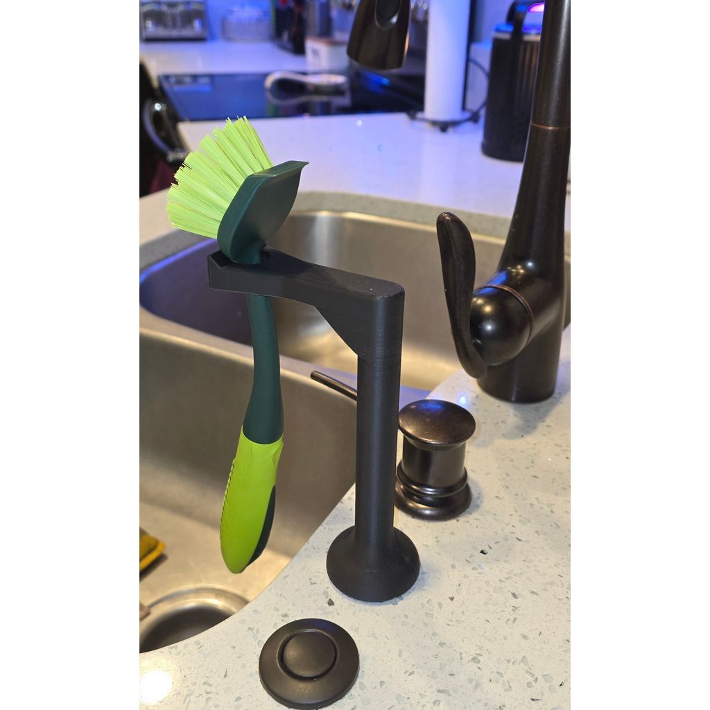 Suporte para escova de pia impresso em 3D (PLA)