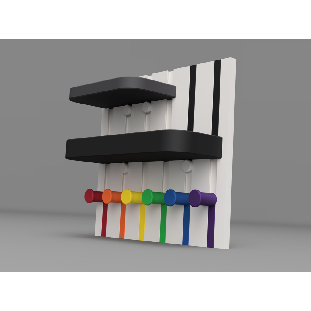 Modular Key and Accessories Wall Holder