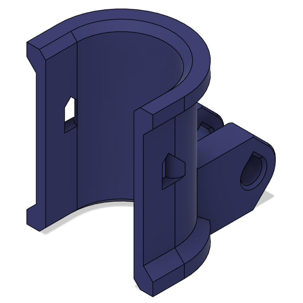 Larger Ender 3 (V2) X-Axis Cable Holder